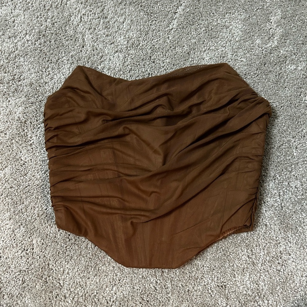 Brown Corset Top